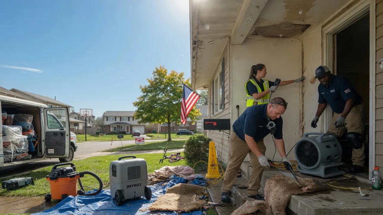 Water Damage Restoration in Burkettsville, OH near me